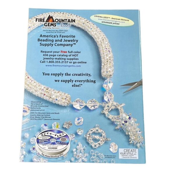 Beadwork Magazine Jewelry Crafting Book u  Aug Sep 2010  Vol 13  No 5 - Picture 2 of 8